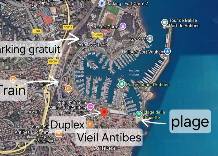 公寓 Vieil Duplex Lumineux Vue Imprenable - Climatise *